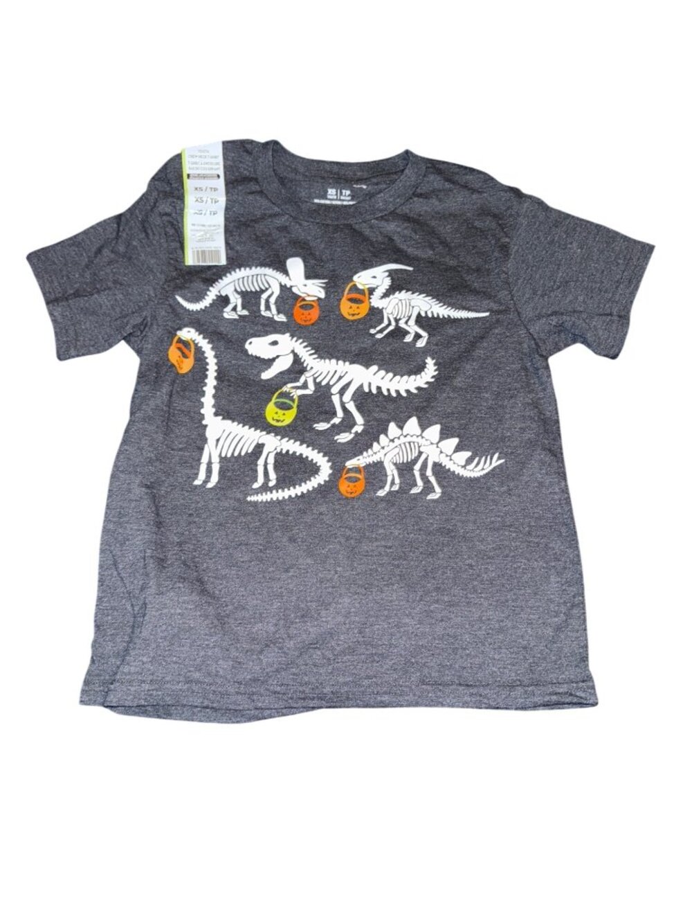 Youth Dinosaur Skeleton Graphic Tee XS